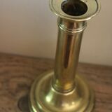 Brass torch candle push button