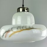 60s 70s lamp light hanging lamp glass ceiling lamp Space Age Design 60s