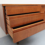 1960s british teak sideboard with bar cabinet