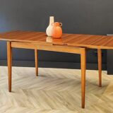 Mid century dining table | vintage - extendable