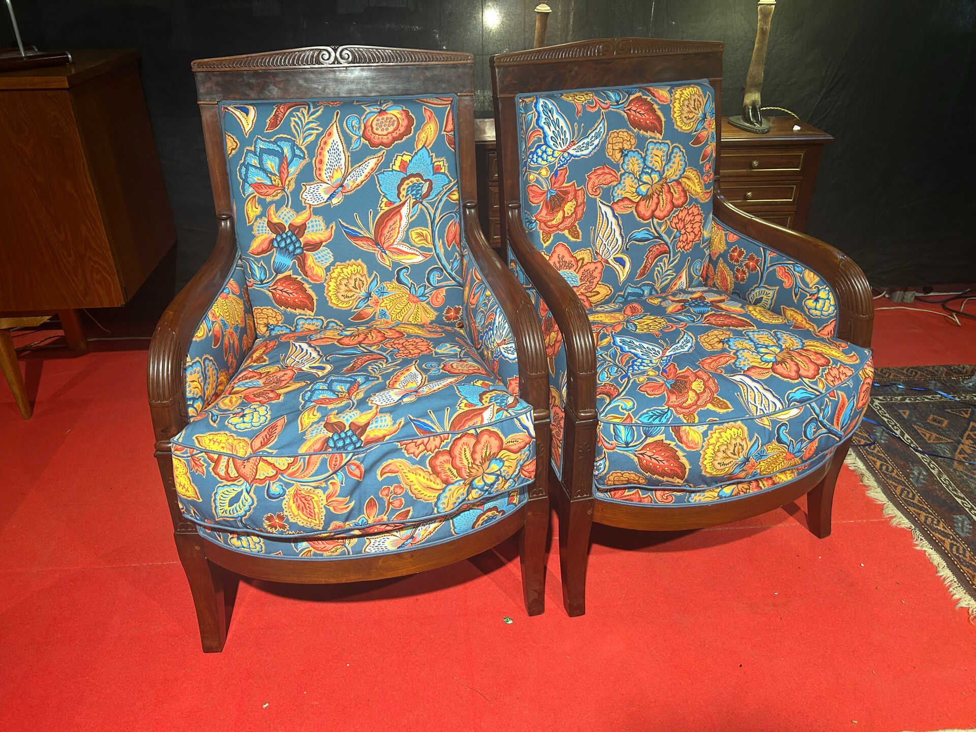 Pair of Directoire armchairs