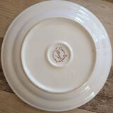 Plate Reproduction 18th Moustiers signed