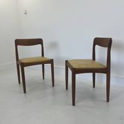 Vintage Danish Dining Chairs in Teak by H.W. Klein for Bramin, Set of 2