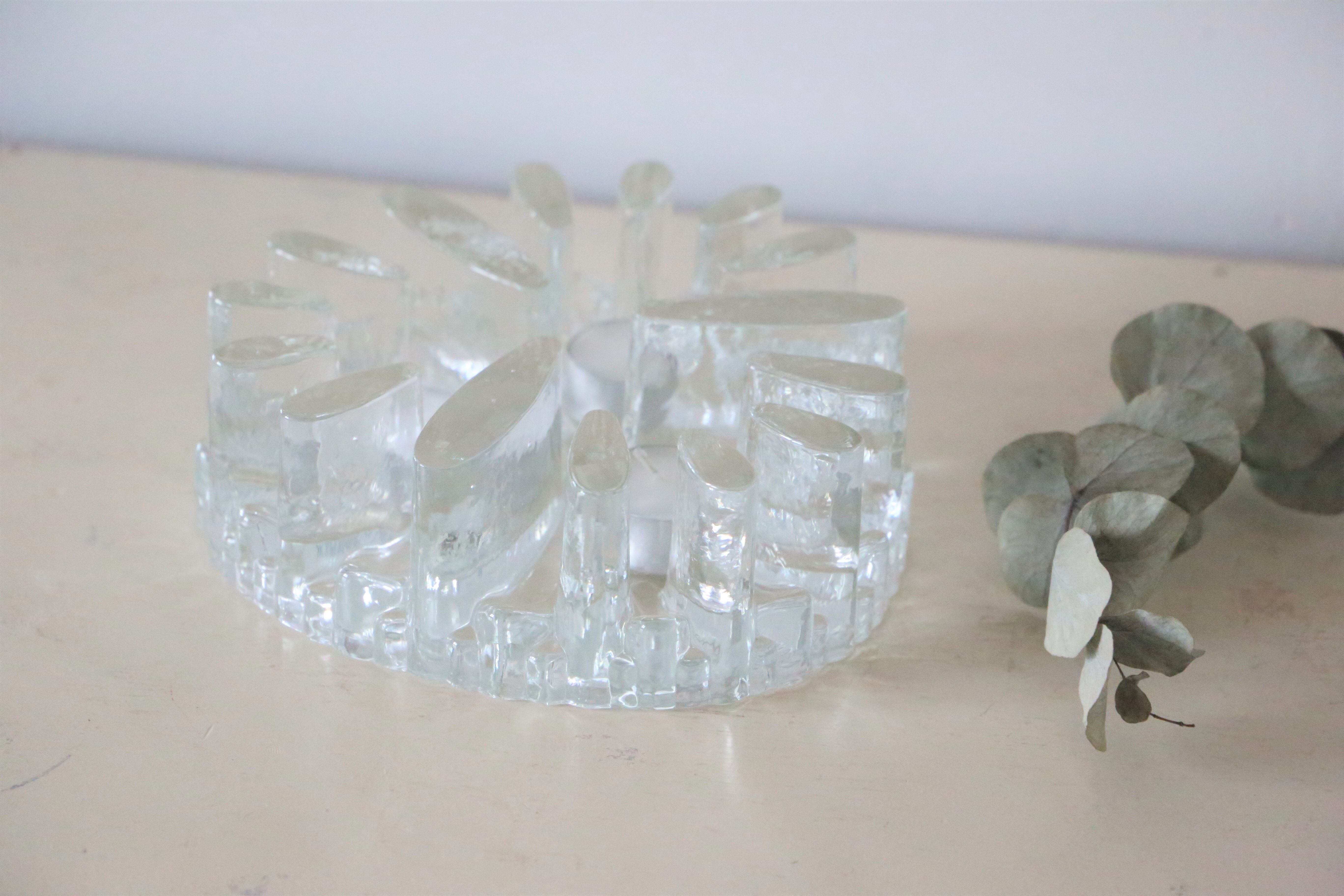 Underside, German crystal, 1970,, vintage