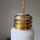 White opaline pendant light – workshop charm and old-world softness