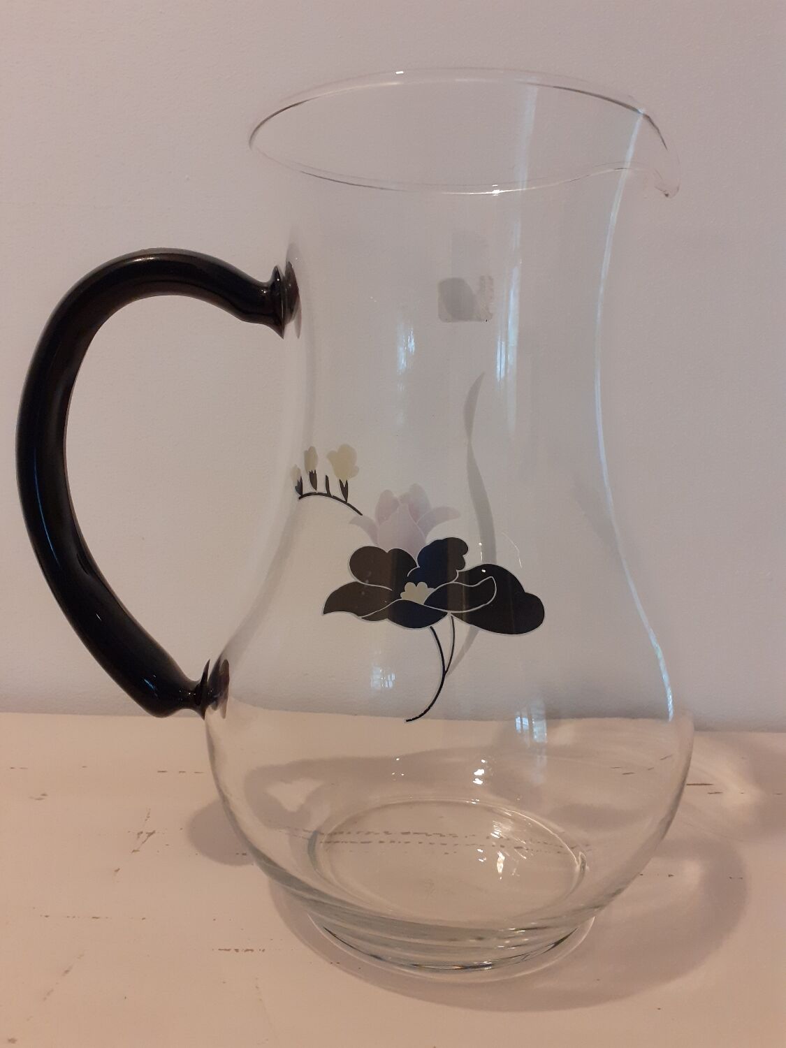 Vintage Domino Anais Luminarc Pitcher