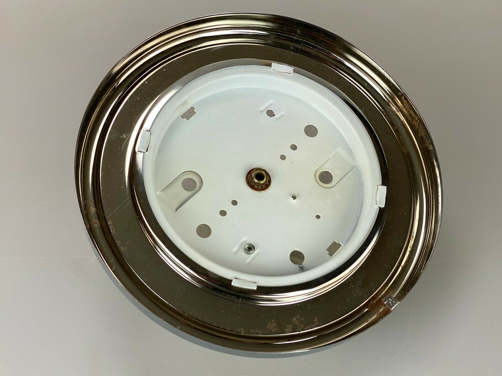 60s 70s Lamp Plafoniere Flush Mount Glass Space Age Design 60s