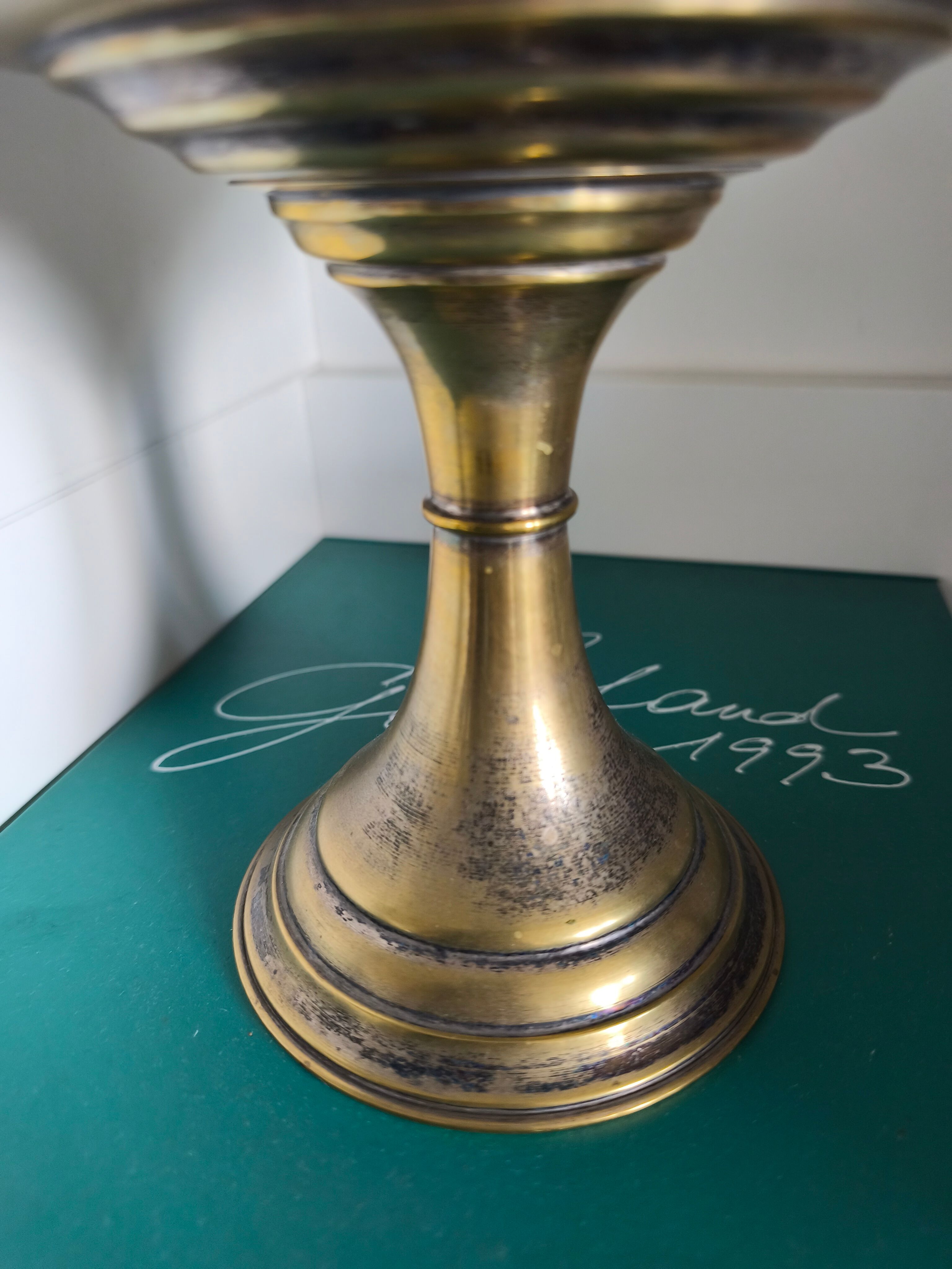 Brass fruit bowl
