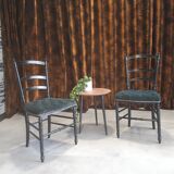 Paire de chaises Charivari vertes