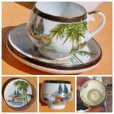 Service à thé et café porcelaine fine chinoise