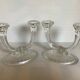 Pair of antique art deco candlesticks