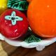 Ceramic fruit basket