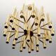 Large and superb Vintage Sputnik Chandelier from Sciolari, Italy, 60s