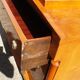 Commode en ronce de noyer XXème
