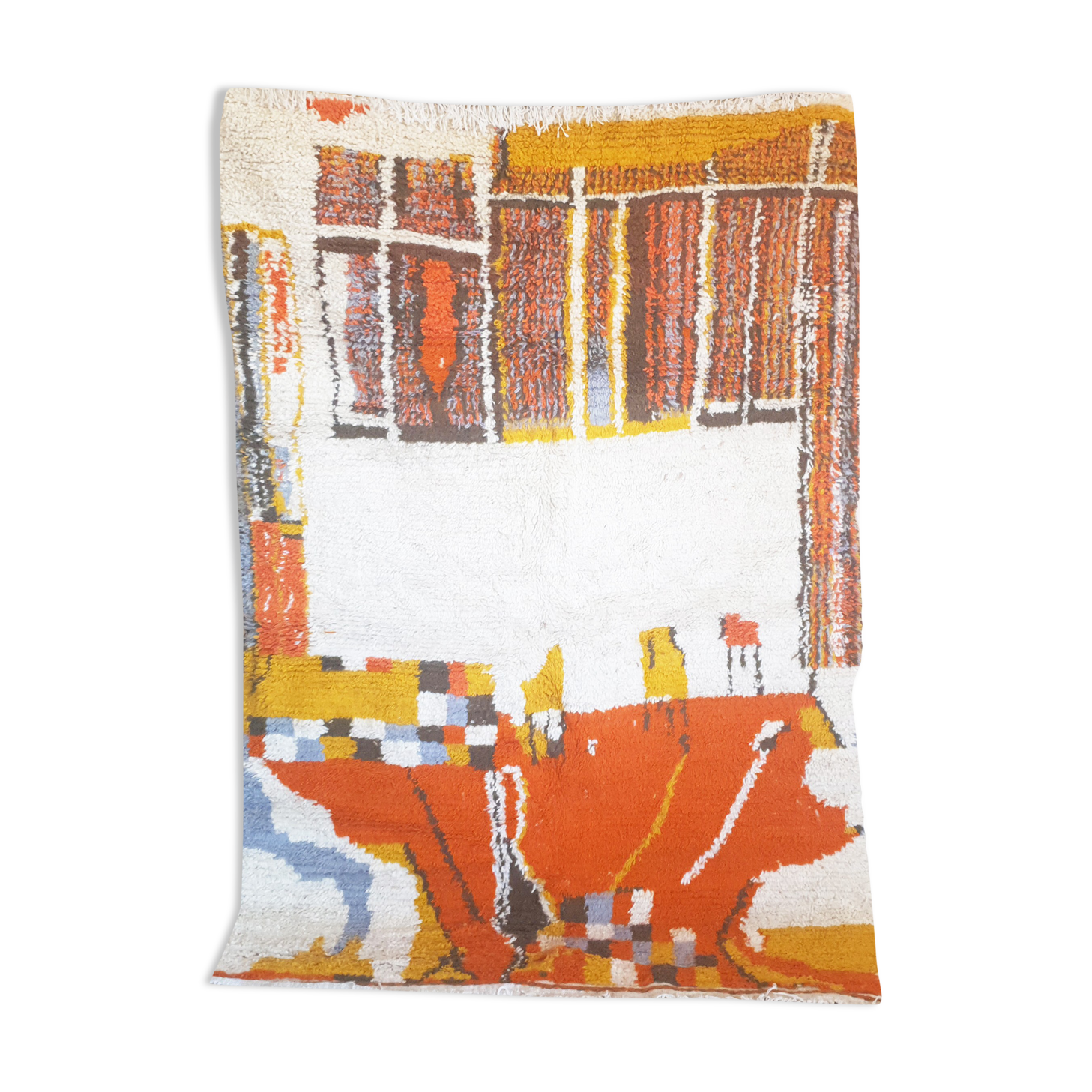 Moroccan berber carpet 222x152cm