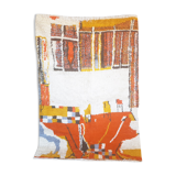 Moroccan berber carpet 222x152cm