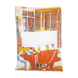 Moroccan berber carpet 222x152cm