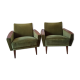 Pair of vintage armchairs