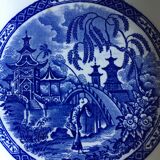 Assiettes creuses en faïence Sarreguemines modèle Yeddo