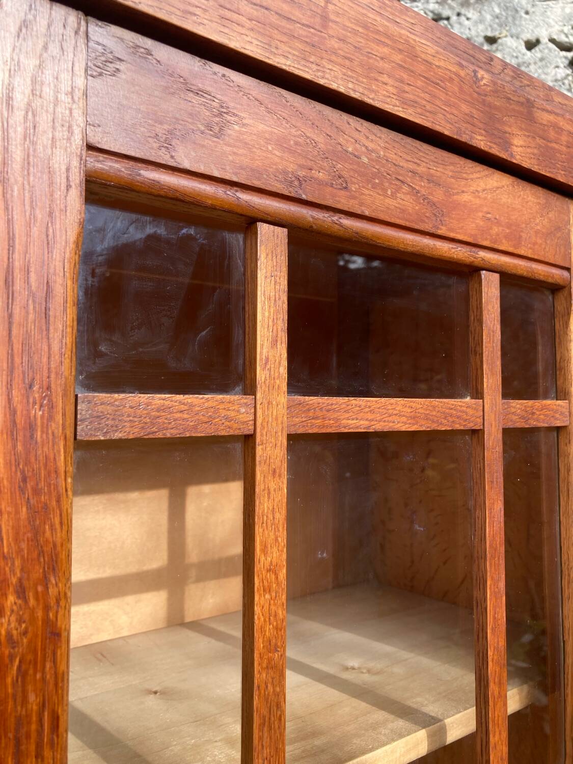 Vintage glass cabinet