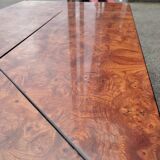 Table basse bar Paul Michel en loupe d'orme