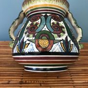 Paul Fouillen Quimper ceramic vase