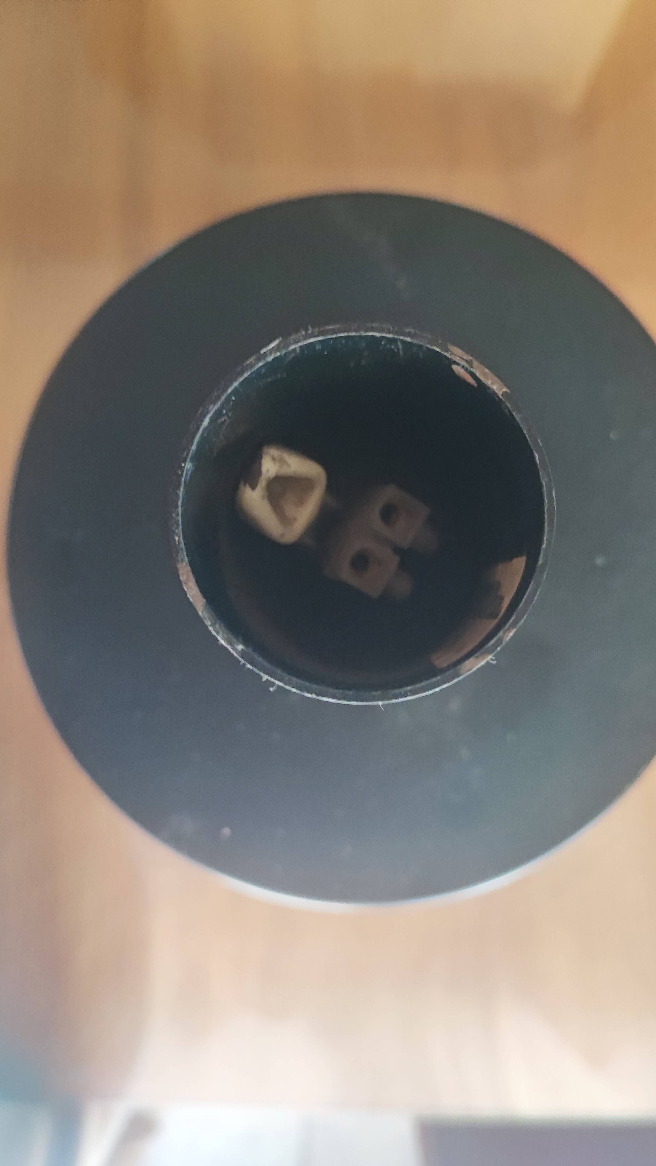 Pair of cylindrical "Space Age" pendants - Lita, 1967