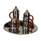 Coffee set by Inoxpran, Italy 1980s