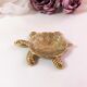 Figurine turtle gilded brass protective symbol