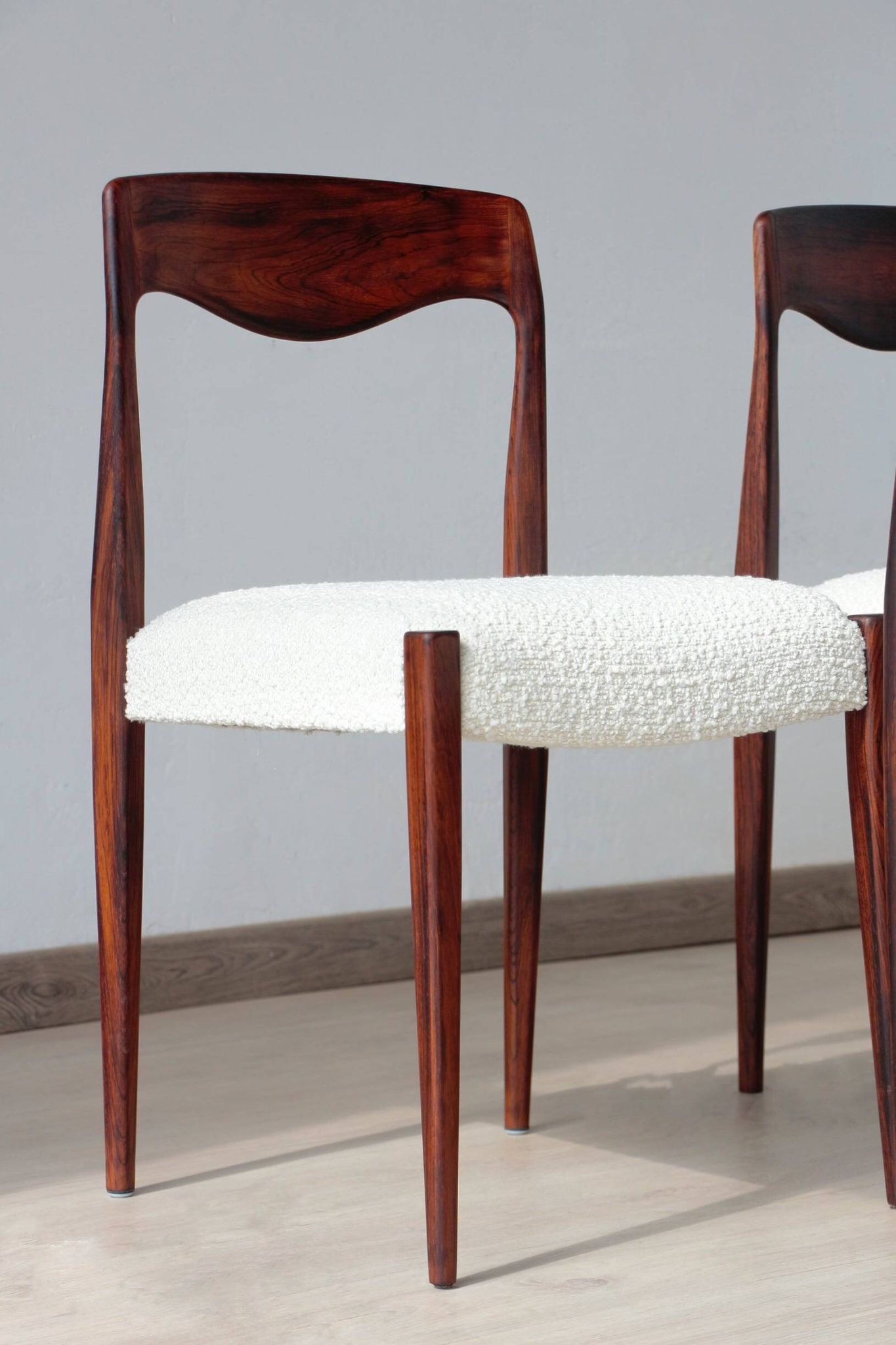 Set of 4 Scandinavian rosewood chairs – Otto Møller style | Vintage