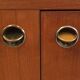 Modernist sideboard Louis Paolozzi in teak 240 cm