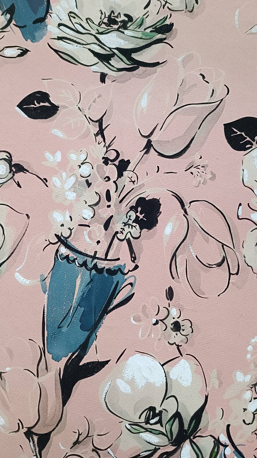 Textile design for silk