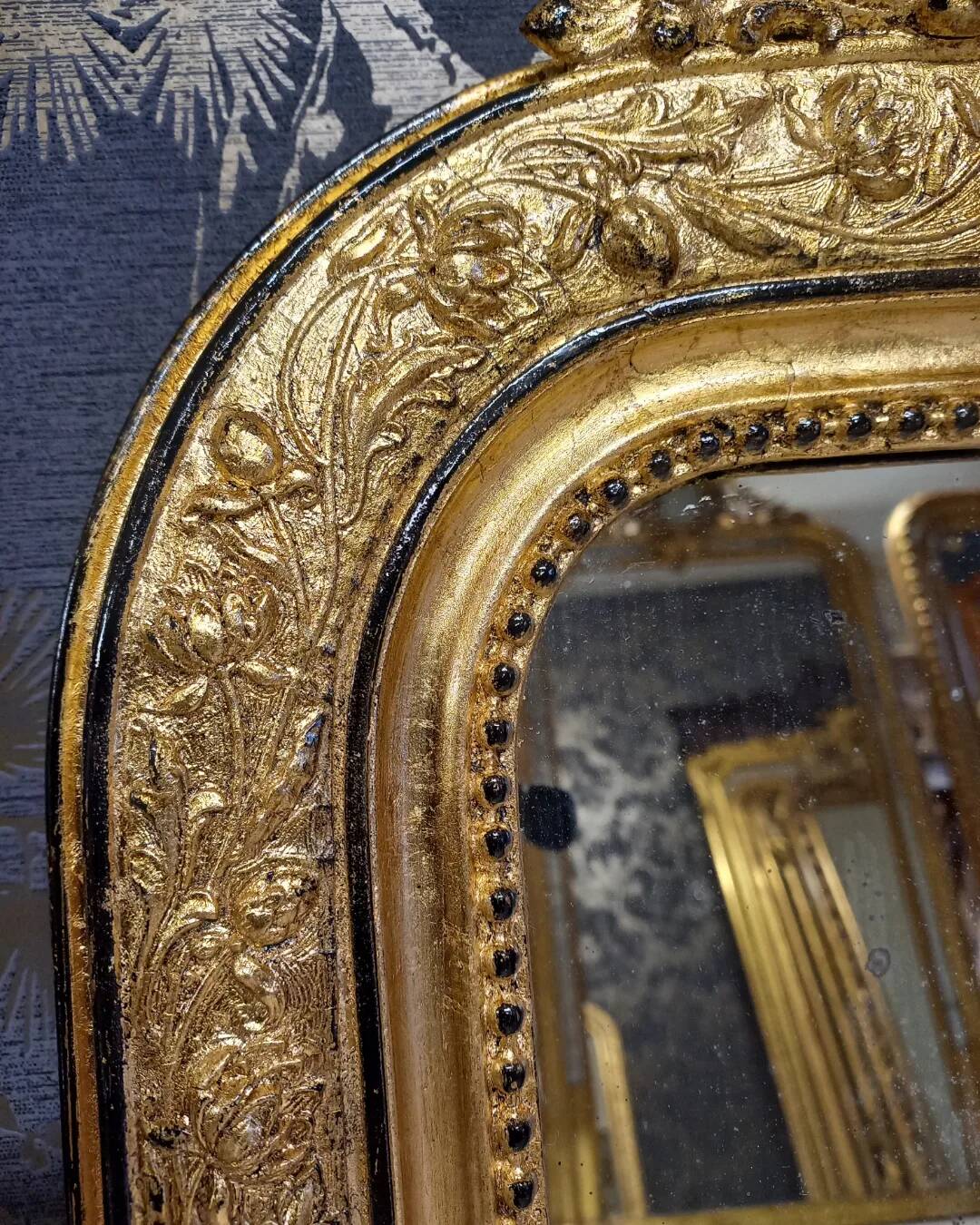 Napoleon III period mirror 84 x 56