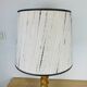Turned wood lamp from the 70s