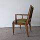4 walnut bridges armchairs