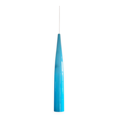 Suspension XXL en verre de Murano bleu, Alessandro Pianon,Vistosi,1960