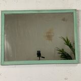 Large turquoise mirror