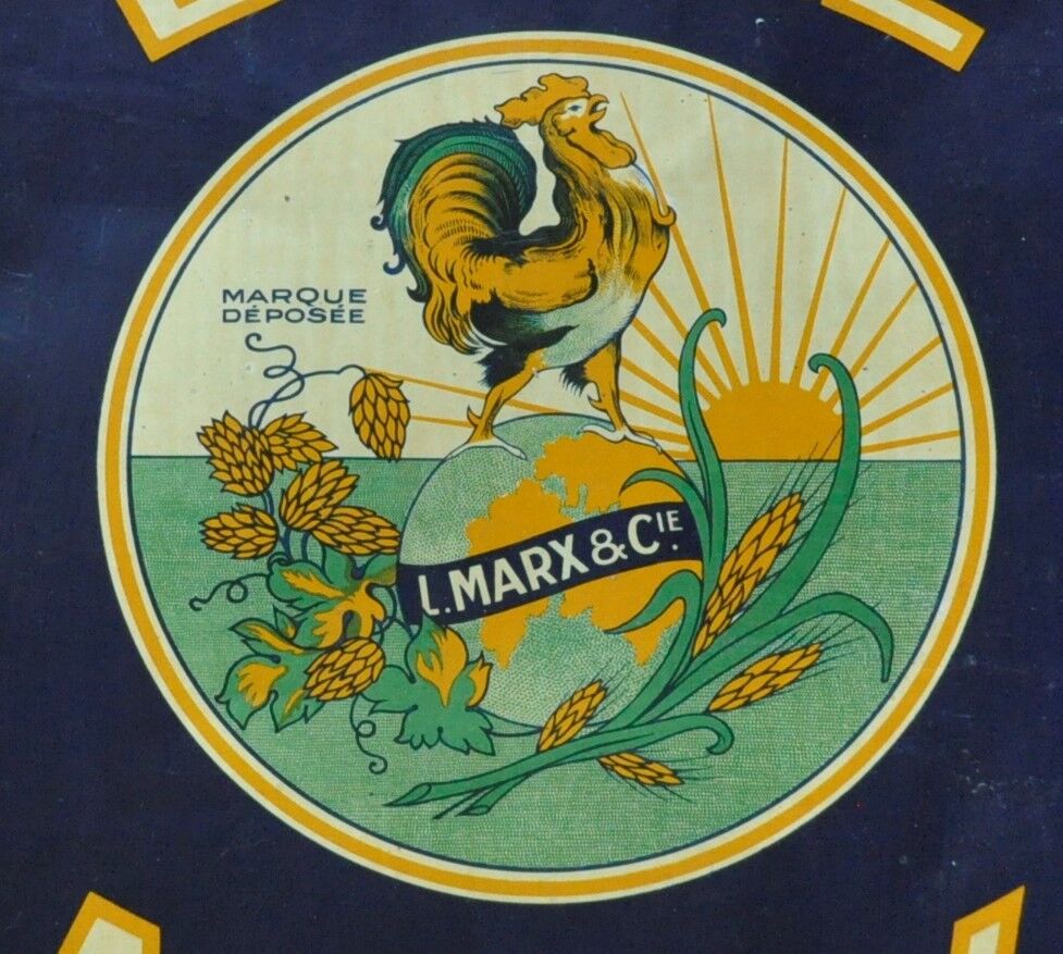 Sheet metal advertising plate
