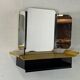 Mid-Century Modernist Tri-Fold Vanity Wall Mirror 1950s