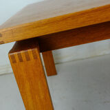 Table basse teck triot Danemark années 1970