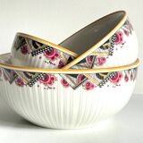 Saladiers mehun decor art deco