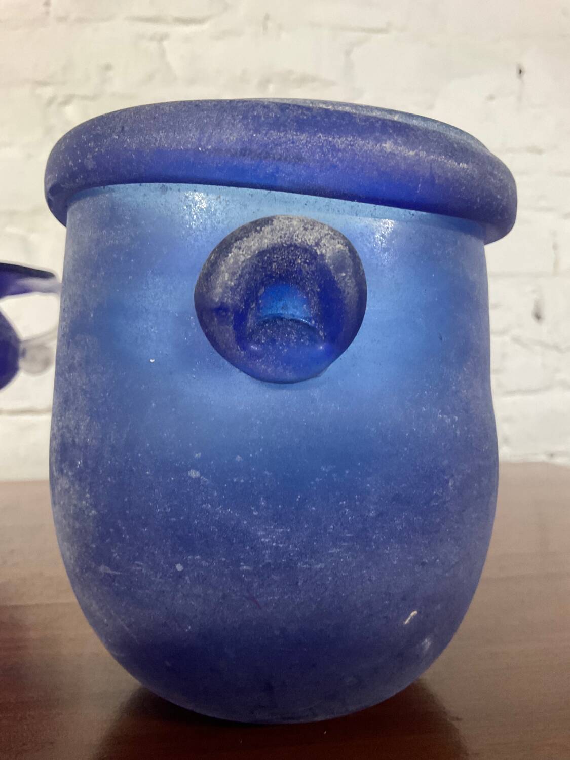 Trio of Murano “Scavo” plant pots from the 60s and 70s