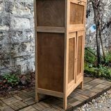 Parisian art deco sideboard in raw oak 1930