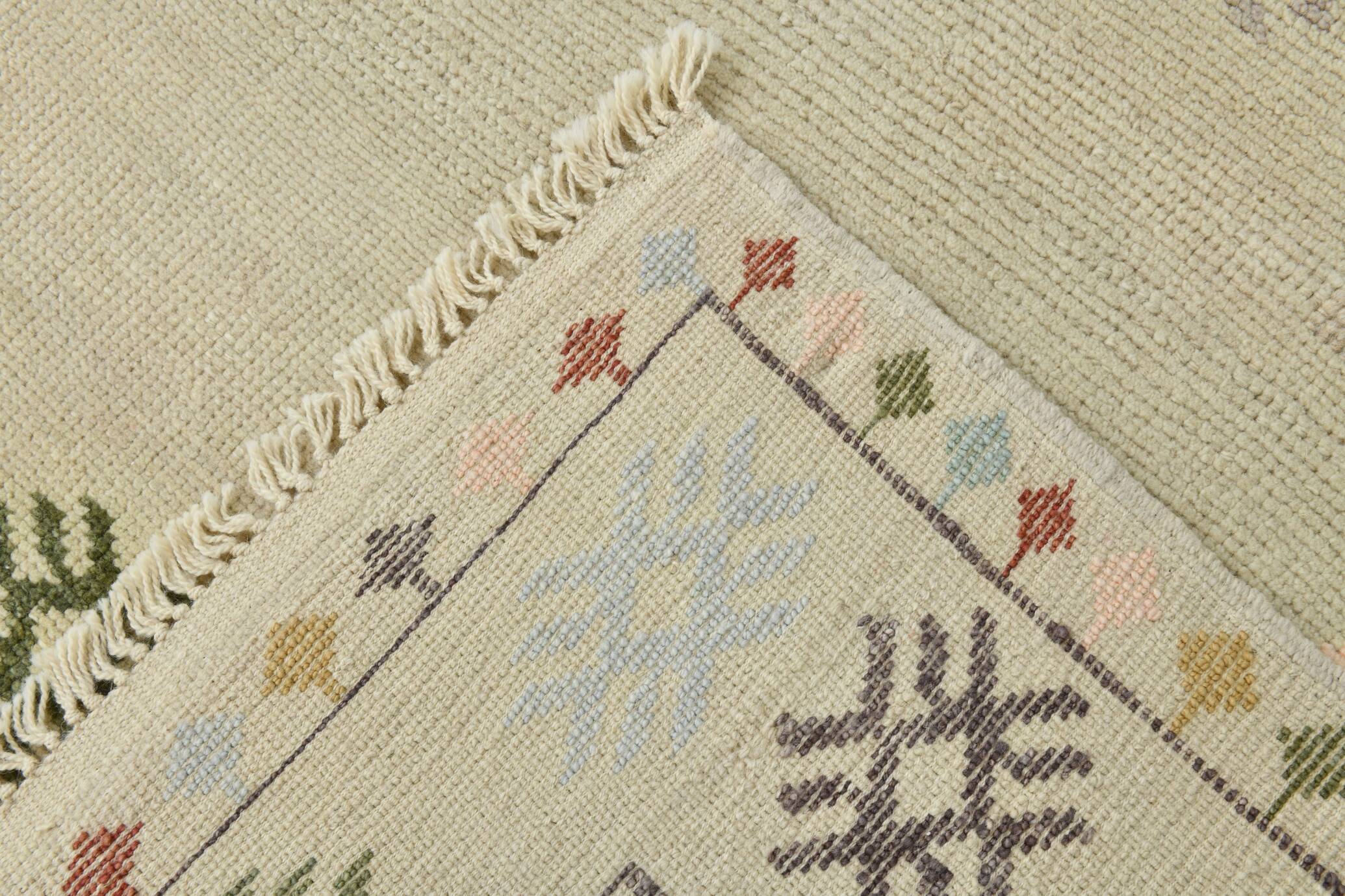 8x11 Oversize Modern Oushak Rug, 232x339Cm