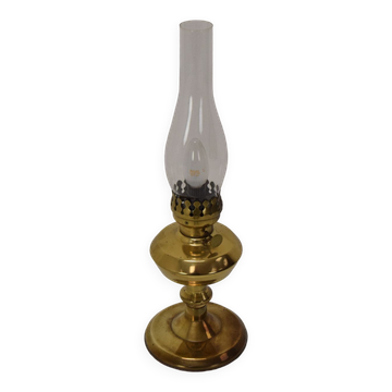 Vintage brass table lamp, czechoslovakia, 1950's.