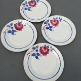Lot d'assiettes dépareillées anciennes estampillées