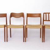 1 of 12 Niels Otto Møller Chair Model 75 in Teak – 1950s