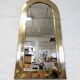 Urdu mirror in solid brass