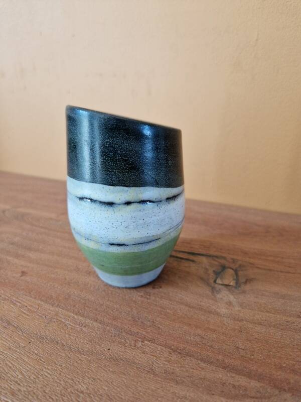 Robert Deblander (1924-2010) - Small free-form ceramic vase