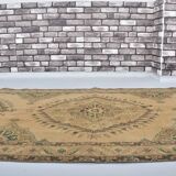 Antique Oushak Vintage Runner Rug sku 2139